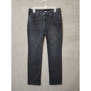 Duluth Flex Daily Denim Slim Leg Jeans Womens 10x29 Black Wash Stretch